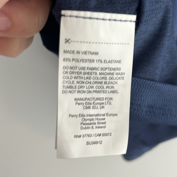 Callaway Golf 1/4 Zip Golf Shirt Blue/Gray XXL Women’s - Picture 7 of 9